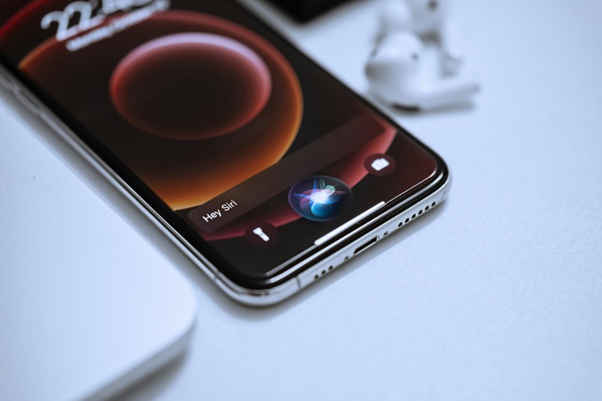 Siri activated on an iPhone