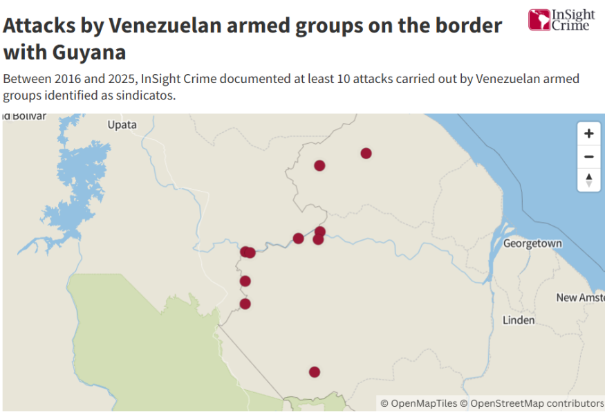 Attacks by Venezuelan armed groups on the border with Guyana